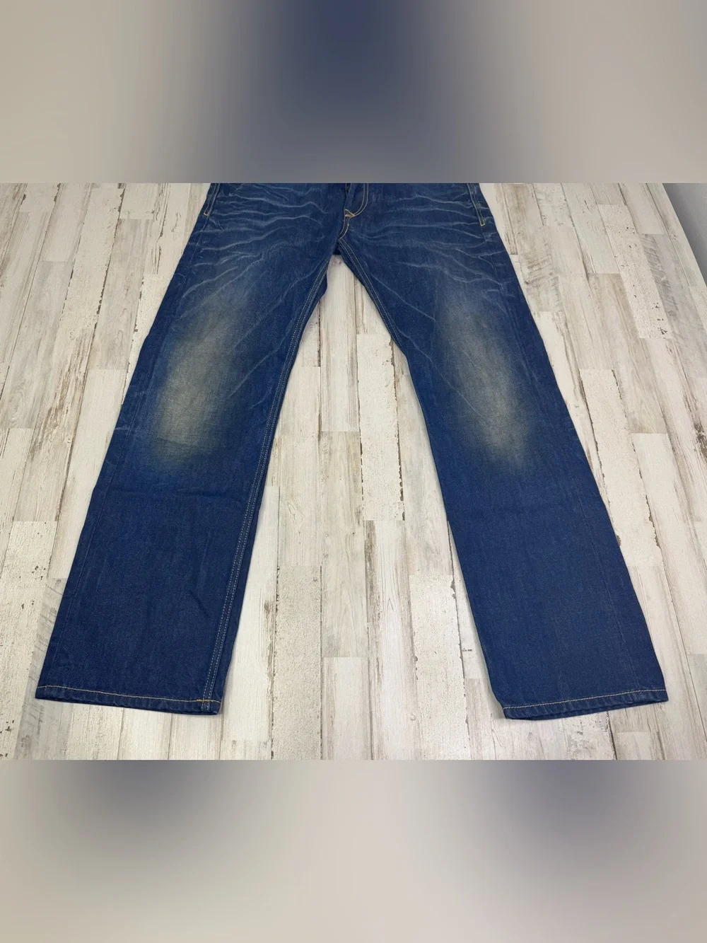 Diesel Viker Mens Jeans 32x30 (34x30) Straight Blue Denim Wash 00819